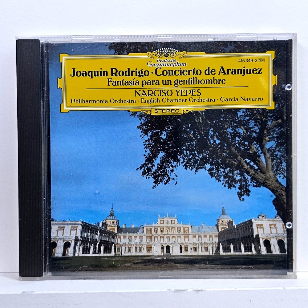 Narciso Yepes Rodrigo‎ Concierto de Aranjuez CD Deutsche Grammophon West Germany